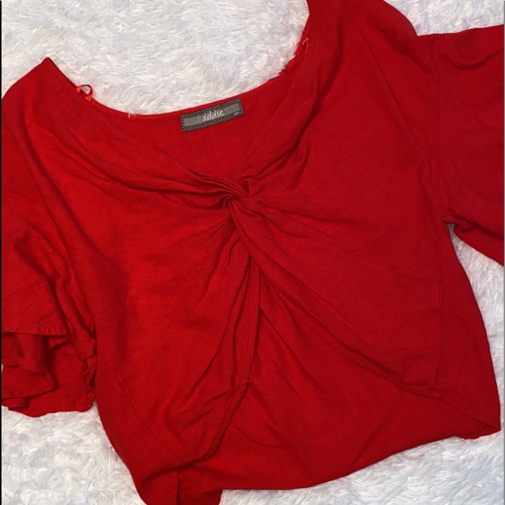 Red Boutique Crop Top